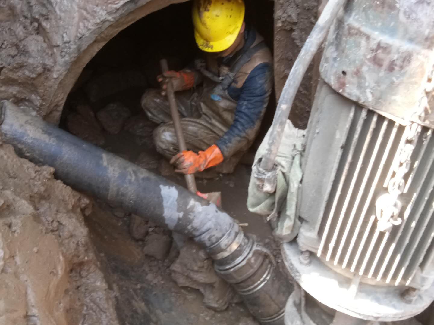 石景山管道清淤